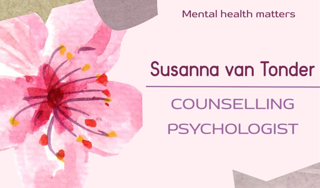 Susanna van Tonder, Counselling Psychologist
